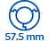 Insulation 57.5mm