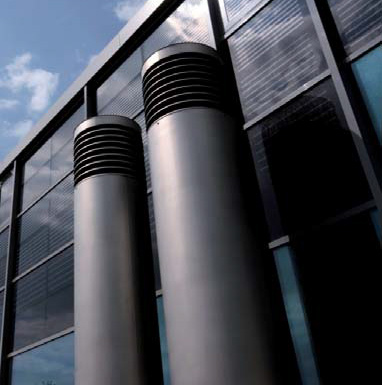 school Sanctie Kliniek Ventilation towers | Jeremias® Exhaust Systems